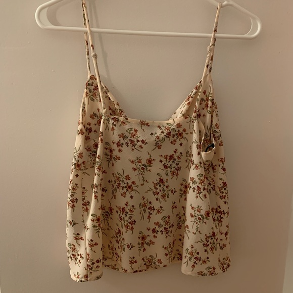 Forever 21 floral cowl neck cami - Picture 2 of 4